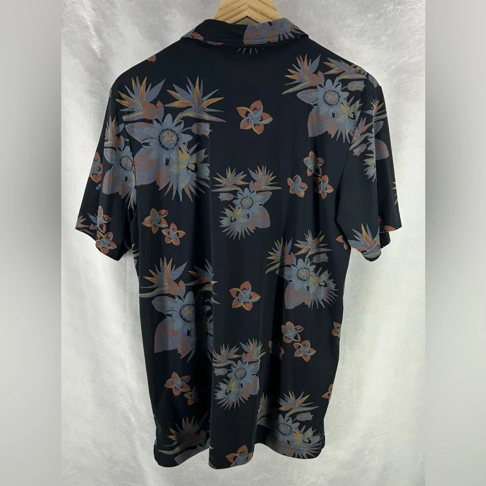 Travis Mathew Navy Marine Hawaii Golf Polo Shirt Size M - Picture 4 of 6